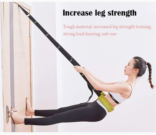 Xemz Back Bend Assist Trainer - Improve Back and Waist Flexibility, Door Flexibility Stretching Strap, Home Equipment for Ballet, Dance, Yoga, Gymnastics, Cheerleading, Splits (Rose)