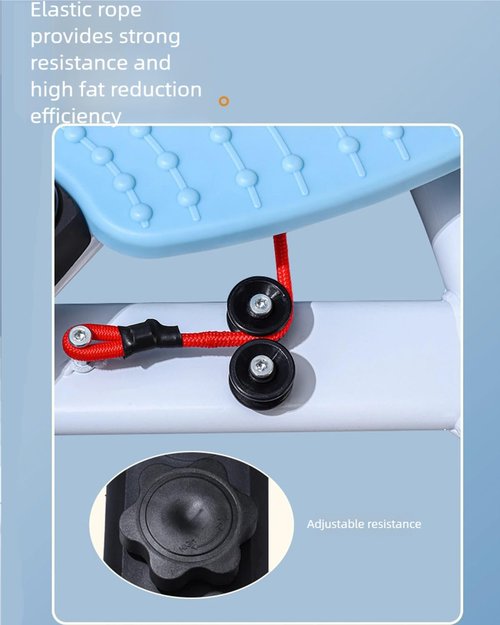 Flexforge pilates twister,waist twisting machine,Noiseless Ab Twister for Belly Fat Loss,for women belly fat,for home (Blue)
