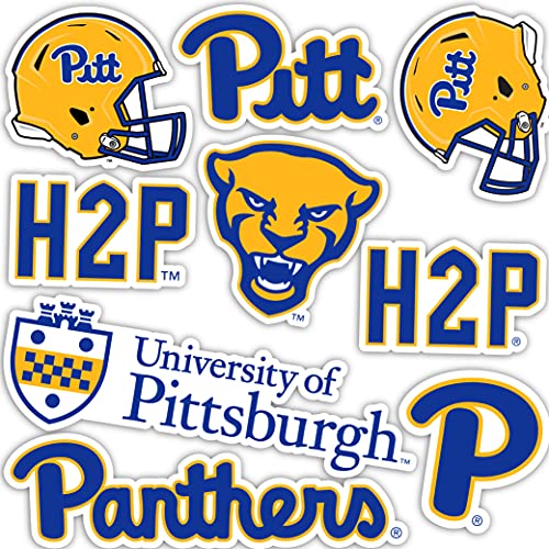 Pitt Panthers Vinyl Sticker Decal - College Campus Spirit for Laptops & Water Bottles