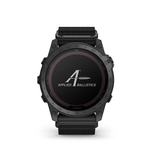 Garmin tactix 7, Pro Ballistics Edition, Ruggedly Built Tactical GPS Watch with Solar Charging Capabilities, Applied Ballistics and Nylon Band,Black