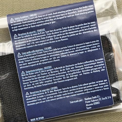 Negotiator Big XL 10x4 inch SWAT Vest Tactical Embroidered Nylon Hook Patch