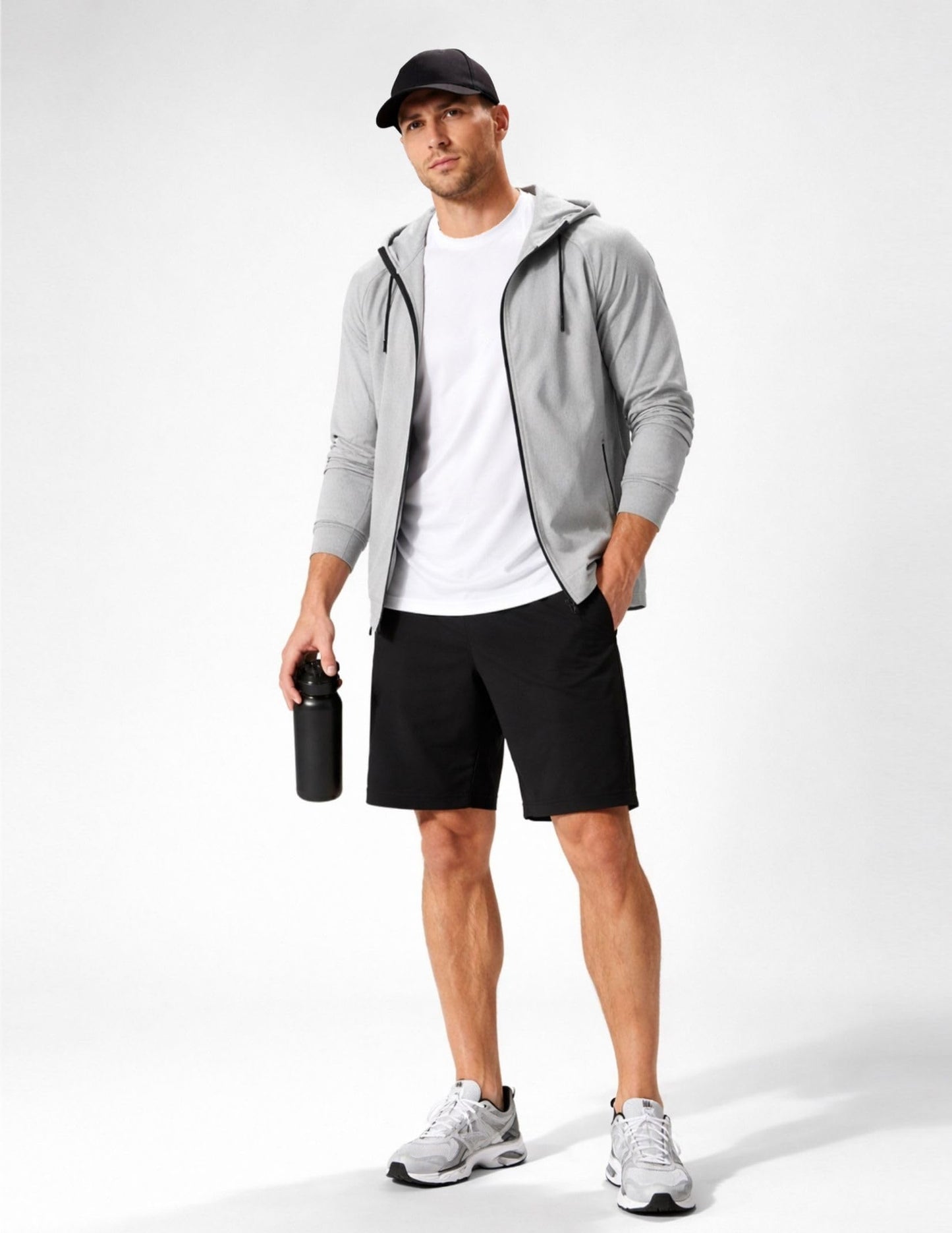 5 Pack Men’s Active Quick Dry Crew Neck T Shirts | Athletic Running Gym Workout Short Sleeve Tee Tops Bulk (Set 15, 3X-Large) Black/White
