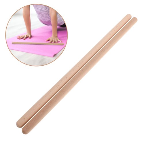 Wooden Body Shaped Rod for Yoga and Training Stretching for Shoulder and Fitness and Rehabilitation Tool