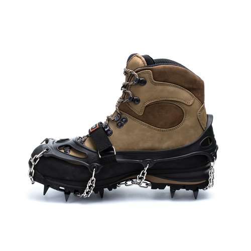 Hillsound Trail Crampon I Ice Cleat Traction System for Beginner & Experienced Winter Trail Hiking, Black, Small