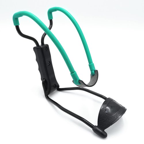 HANDBAIGE Wrist Slingshots for Adults Folding Slingshot Set with 50 Slingshot Ammo and 4 Powerful Rubber Bands 2 Slingshot Targets 1 Slingshot Pouch Outdoor Hunting Sling Shot