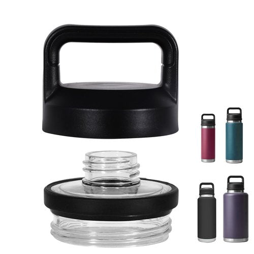 Screw Top Lid Replacement for YETI Rambler Bottle 18/26/36/46/64oz，Compatible with YETI Chug Cap Replacement Lids，Leak-Proof, Durable & Dishwasher-Safeï¼? Pack (1)