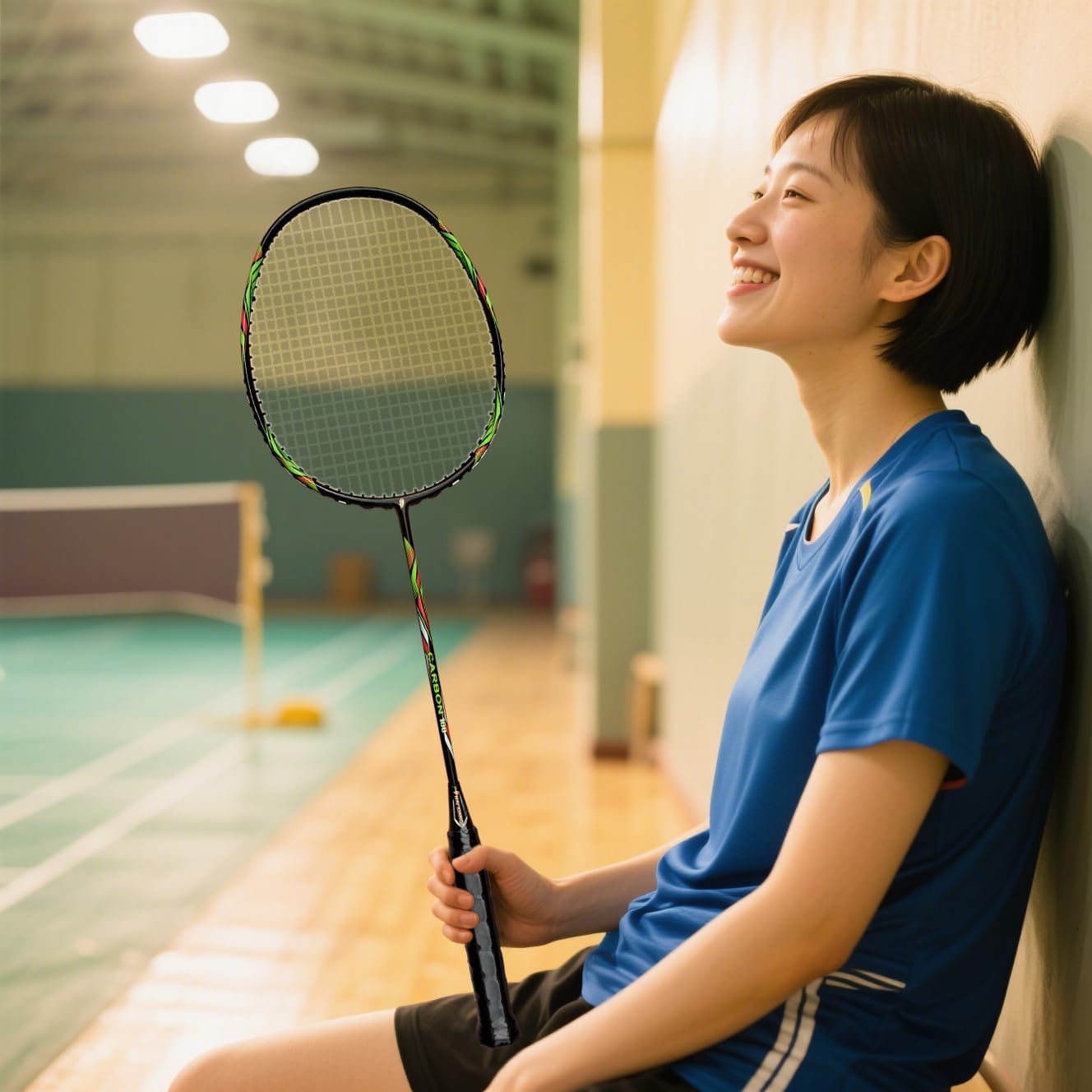 2 Pcs Professional Badminton Rackets Full Carbon Fiber Badminton Racquet