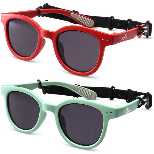 EYEBUDDY Kids Toddler Sunglasses Age 2-4/3-5 Boys Girls Polarized UV Protection Sun Glasses for Age 2-8