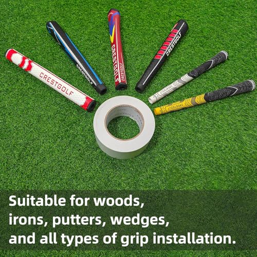 Golf Grip Tape Roll 2 Inch x 50 Yards Double Sided Adhesive Crestgolf