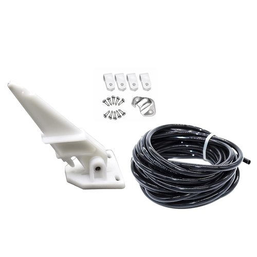 MARINE CITY Boat Outboard Pitot Speedometer Water Pickup Kit Speedo Sender Ensures Accurate Speed Readings for Boaters (with 6m Tubing)
