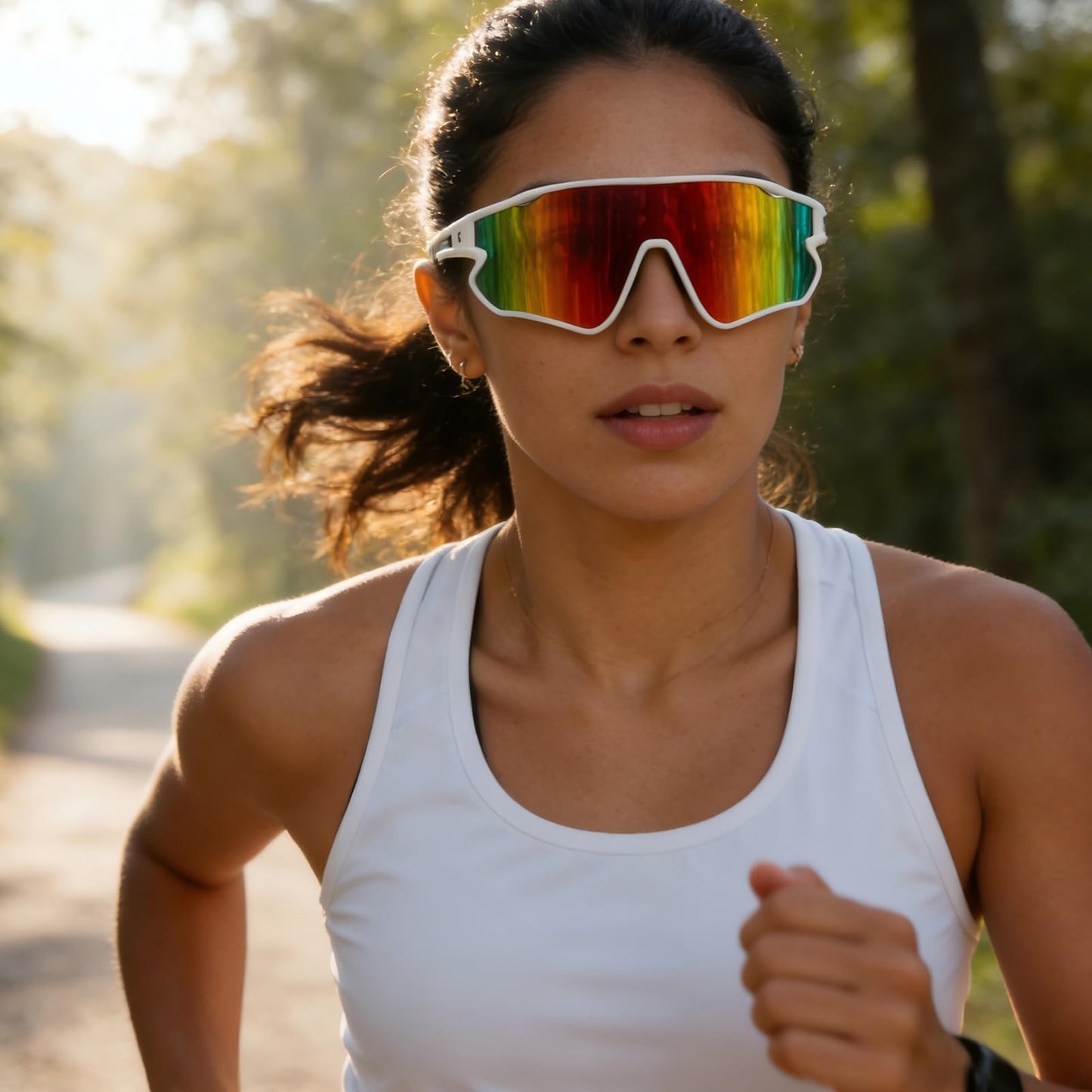 DUCO Polarized Sports Sunglasses for Men Women DC0023