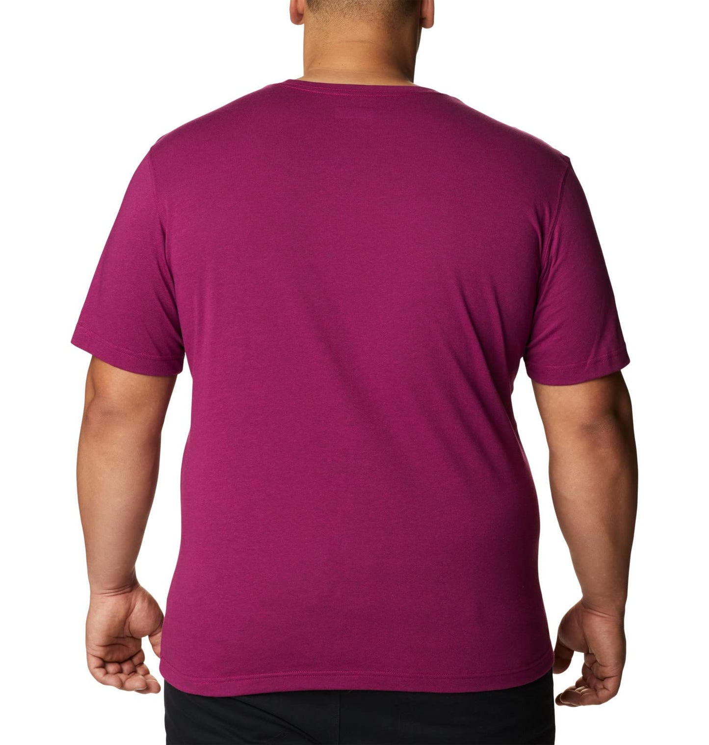 Columbia Men's Thistletown Hills Short Sleeve, Red Onion Heather, 6X Big