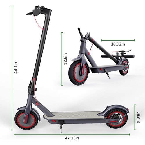 Electric Scooter Adult 8.5'' Tires Foldable E Scooters for Adults Powerful 500W Peak with Cruise Control APP Control for Commuting