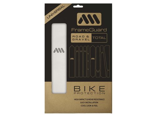All Mountain Style Bike Frame Protection Kit - 18-Piece Clear Film for Gravel & Road - Ultra-Light 200µm PVC, Scratch-Resistant, Easy DIY Install - Clear