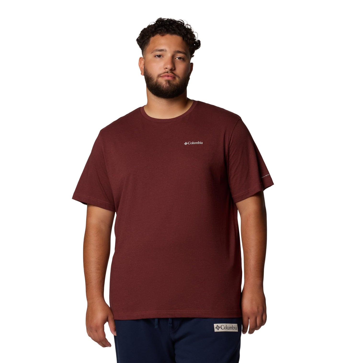 Columbia Men's Thistletown Hills Short Sleeve T-Shirt, Spice Heather, X-Small