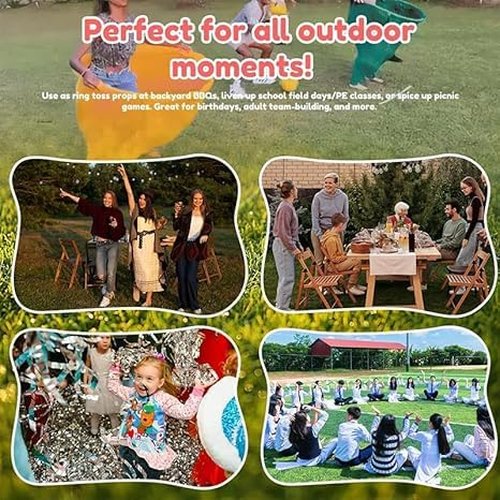 Granny Pants Yard Game, Granny Pants Outdoor Game with Bouncy Balls, Giant Outdoor Recreational Tossing Games, Team Relay Family Reunion Party Field Game Set（Blue）
