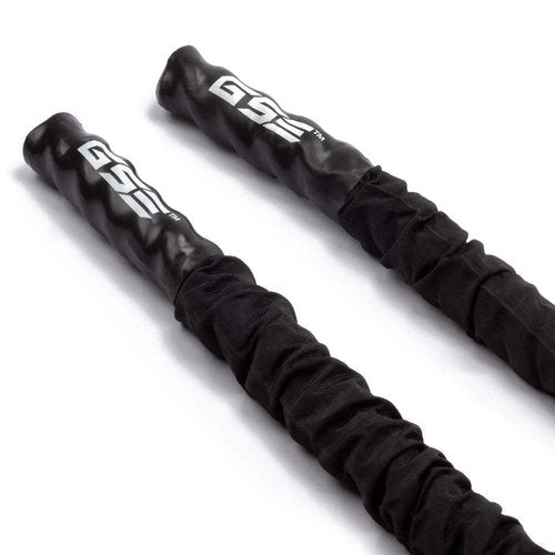 GSE Games & Sports Expert Gym Battle Rope, Heavy Workout Battle Ropes for Indoor & Outdoor Workout, Exercise Ropes for Strength Training - 30, 40, 50 Feet Lengths Available