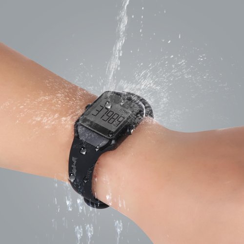 Pedometer for Walking, Simple 3D Step Counter for Walking with Steps and Time Modes for Men Women Adults Seniors, Black