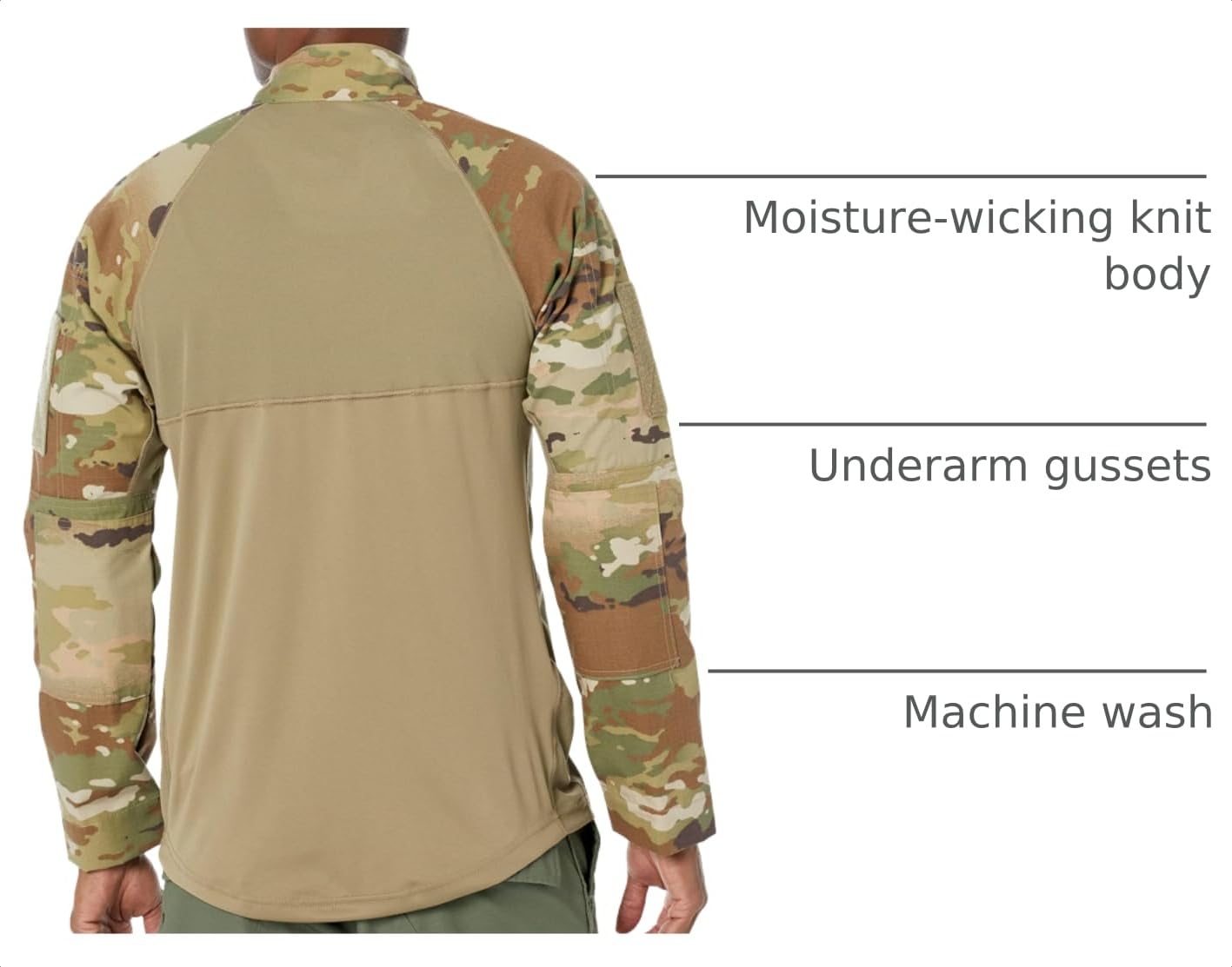 Propper Men's Standard Tactical Combat Shirt, Scorpion OCP, Medium