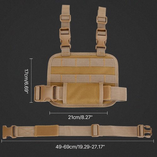 Ywmsfl Tactically Drop Leg Platform Modular Drop Leg Panel with Adjustable Belt &