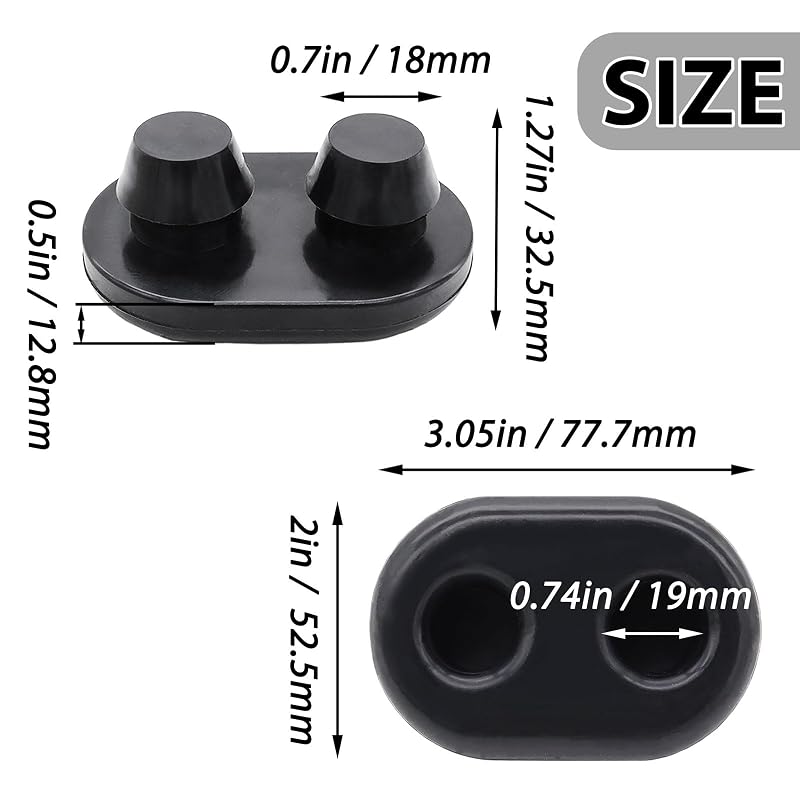 Replacement Non-Slip Rubber Feet for RTIC/YETI Coolers 45-316 Qt — 4 pcs