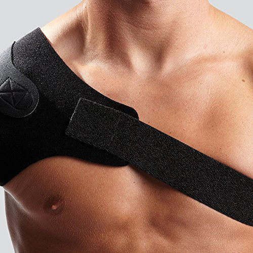 McDavid Light Shoulder Support Medium - Adjustable Sports Brace for Injury Recovery