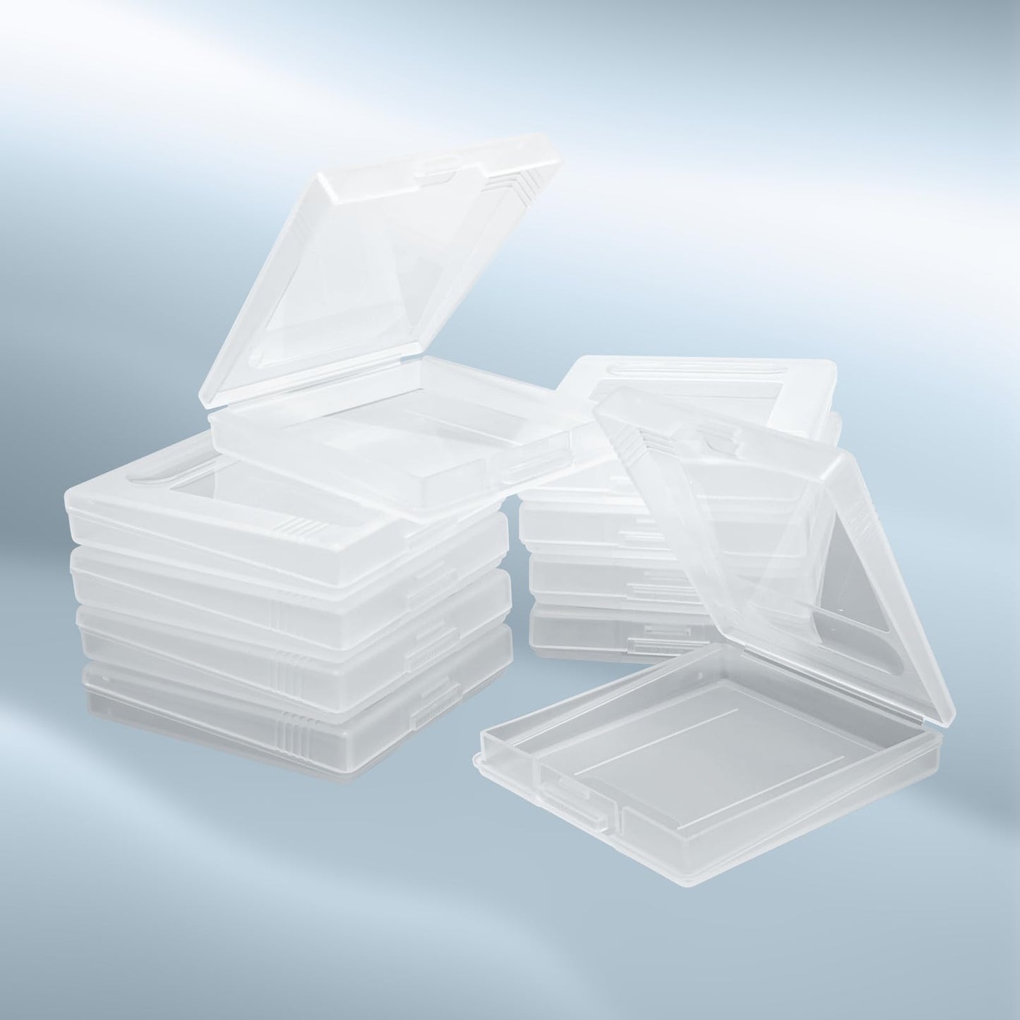 12PCS Clear Protective Game Cartridge Case Storage Box