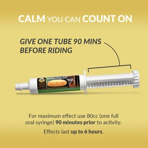 Perfect Prep EQ Extreme Original Horse Calming Paste, Show Safe, 80cc