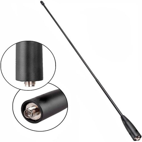 BAOFENG Antenna VHF/UHF 15.6-Inch (144/430Mhz) Antenna SMA-Female for BaoFeng (UV-5R/5RA/5RE/, UV-5X3, UV-82, BF-F8HP, BF-888S, BF-F8+, GM-15PRO, H777 UV82HP, BF-f8hp, BF-f9 v2+, gt-3tp, etc)