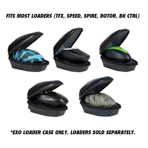 HK Army Exo Paintball Loader Case - Black Carbon Fiber