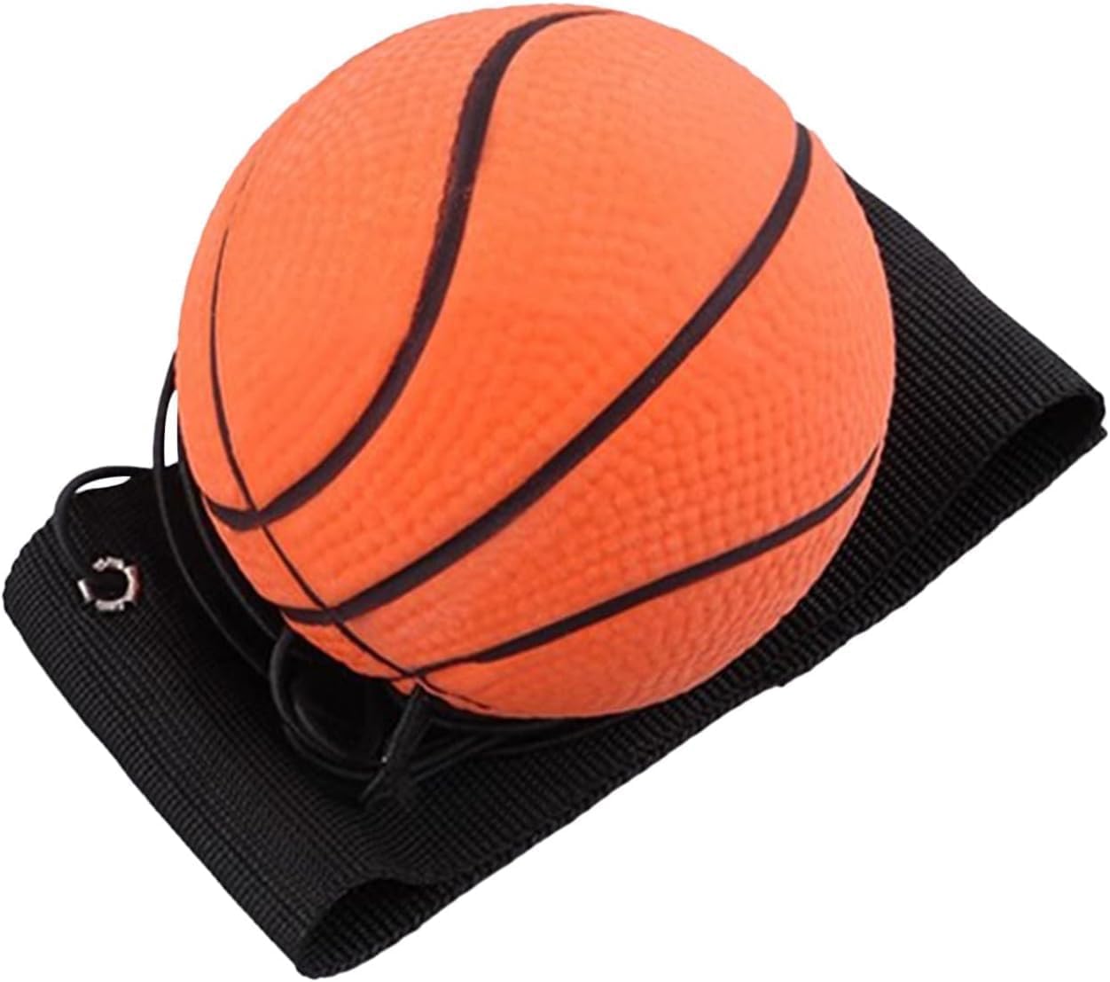 Essivox Basketball Wrist Return Ball, Sports Training Rubber Bouncy Ball on Elastic String, 2.36 Inch, for Exercise and Training
