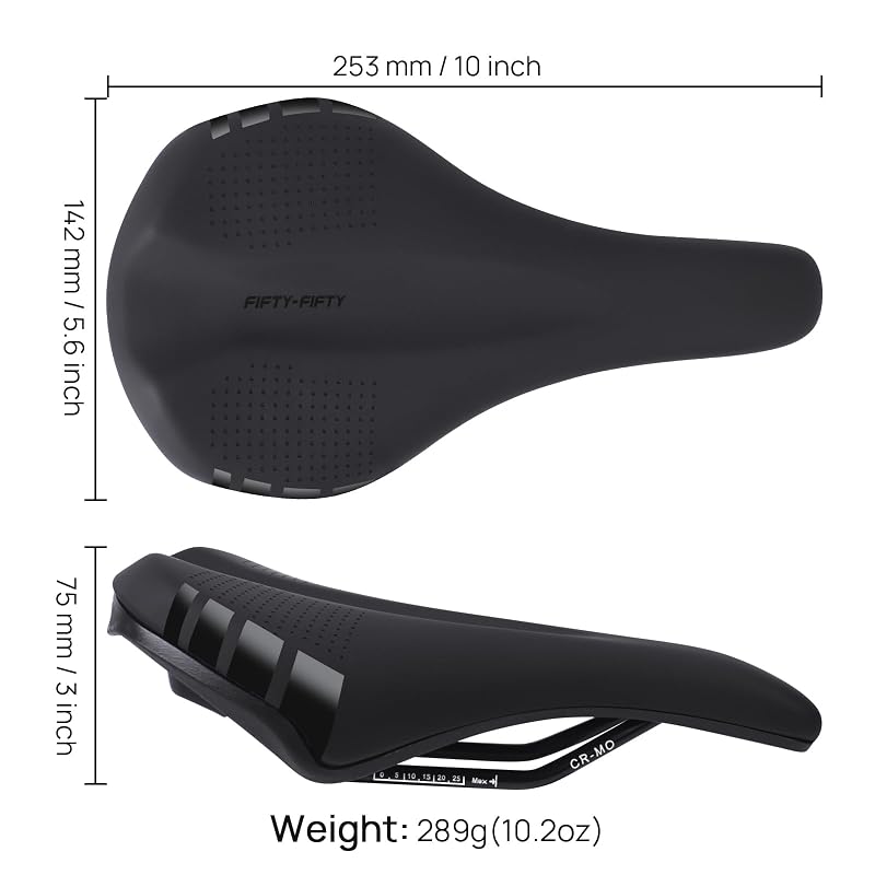 Lightweight Memory Foam Mountain Bike Saddle with USB Waterproof Surface