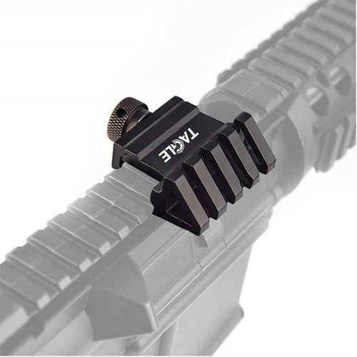 Tacgle Tactical 45 Degree Angle Offset 4 Slot Side Rail Scope Mount Sight Rail Picatinny