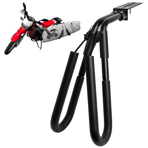 FTGear Portable Bicycle Surfboard Racks, Aluminum Alloy Surfboard Rack and Holder with Mounting Hardware, Easy Assembly for Motorcycle, Mopeds and E-Bikes, Black, KVG-IL0-E07901