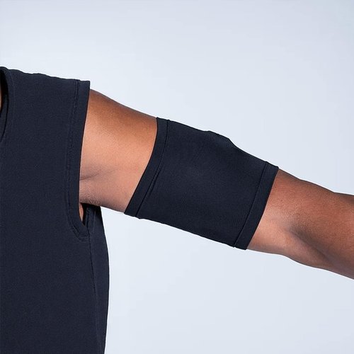 Fitcent Arm Sleeve Heart Rate Monitor Accessories for Whoop 5.0 ONE+Peak/Whoop MG Life/Whoop 4.0, Bicep Wear for Whoop 5.0 Whoop 4.0 Fitness Tracker (L)