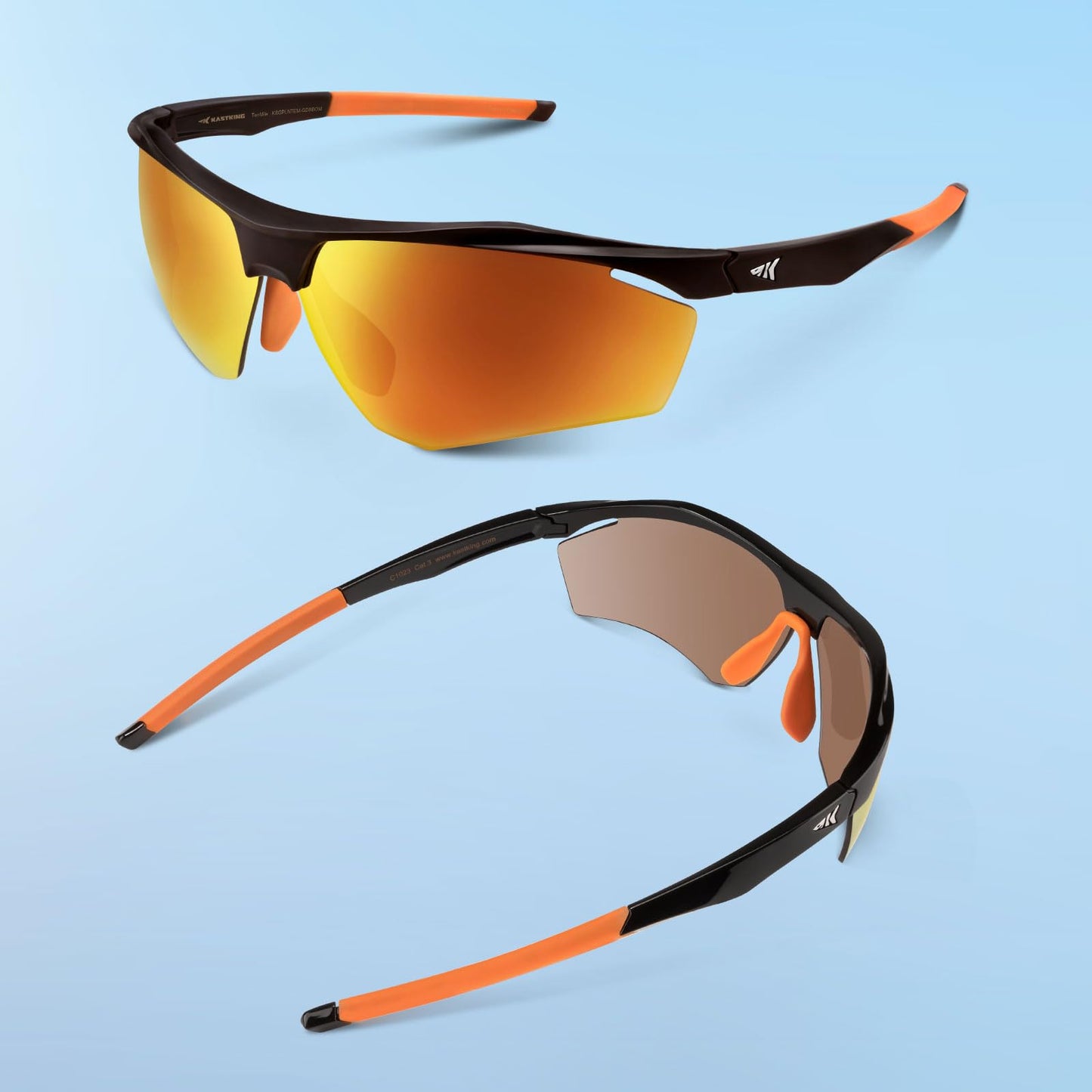 KastKing Tenmile Polarized Sunglasses for Men & Women, UV Protection,Sport Sunglasses Cycling Fishing Outdoor