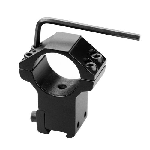 Modkin 1 Inch Dovetail Scope Rings, High Profile Scope Mount for 11 mm Dovetail Rails -2 Pieces (One has Stop pin)