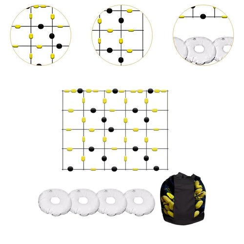 YIJU Goalkeeper Deflection Equipment Floor Ball Deflector Goalkeeping Training Reflexes Agility Training Kit for Soccer Training, 200x160cm