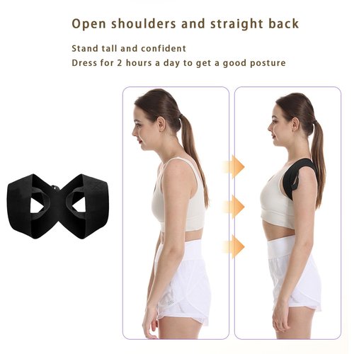 OLITE Fitness Heavy Shoulder Straps – Bench Press & Shoulder Training Assist Straps, Chest-Opening & Back-Straightening Support, Posture Corrector for Hunchback, and Fitness Training (Black, X-Large)