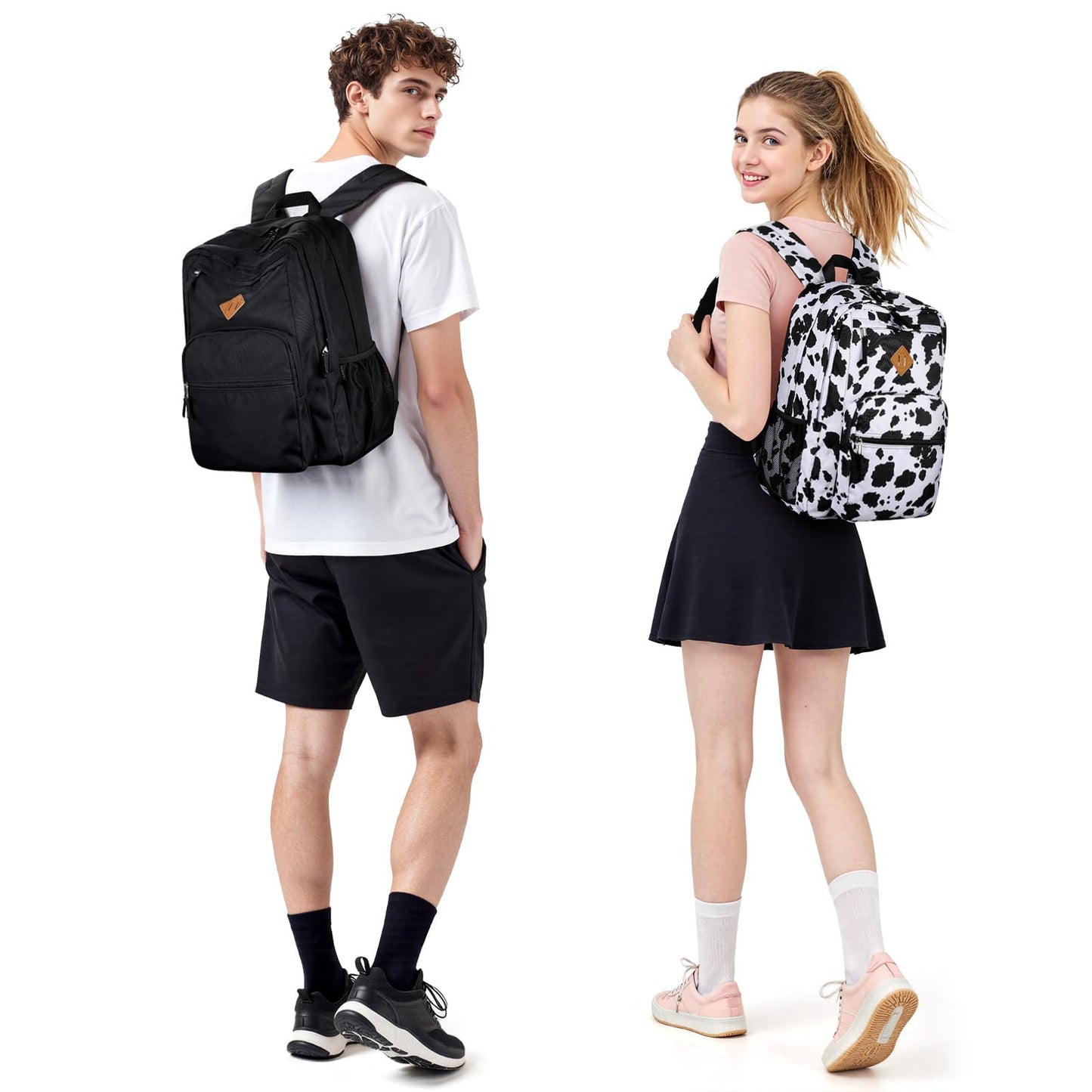 ZORFIN 26L Backpack for College, and Travel: Water Resistant Bookbag - Lemon Green