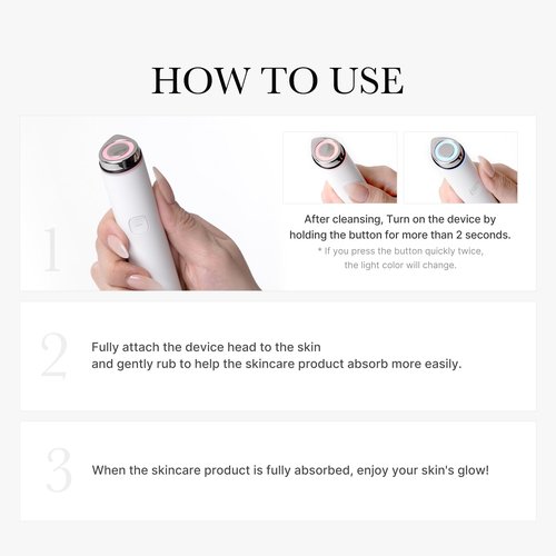 medicube Mini Booster Pro Pink | Affordable at-Home Facial Skin Care Tool for Beginners - Portable Glow Booster for Glass Skin, Boosting Skin Care Absorption, Skin Care for Teens, Korean Skin Care