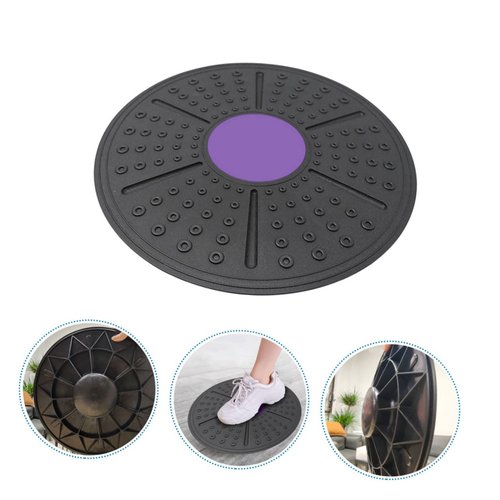 LIOOBO 1Pc Balance Board for Core Strength Training Rotating Yoga Balance Pedal Non Slip Exercise Equipment for Fitness Physical Therapy Home Workouts Design