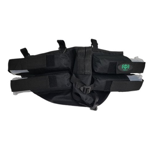 3Skull 4+1 Deluxe Paintball Harness Plus 4 140rd Pods - Black