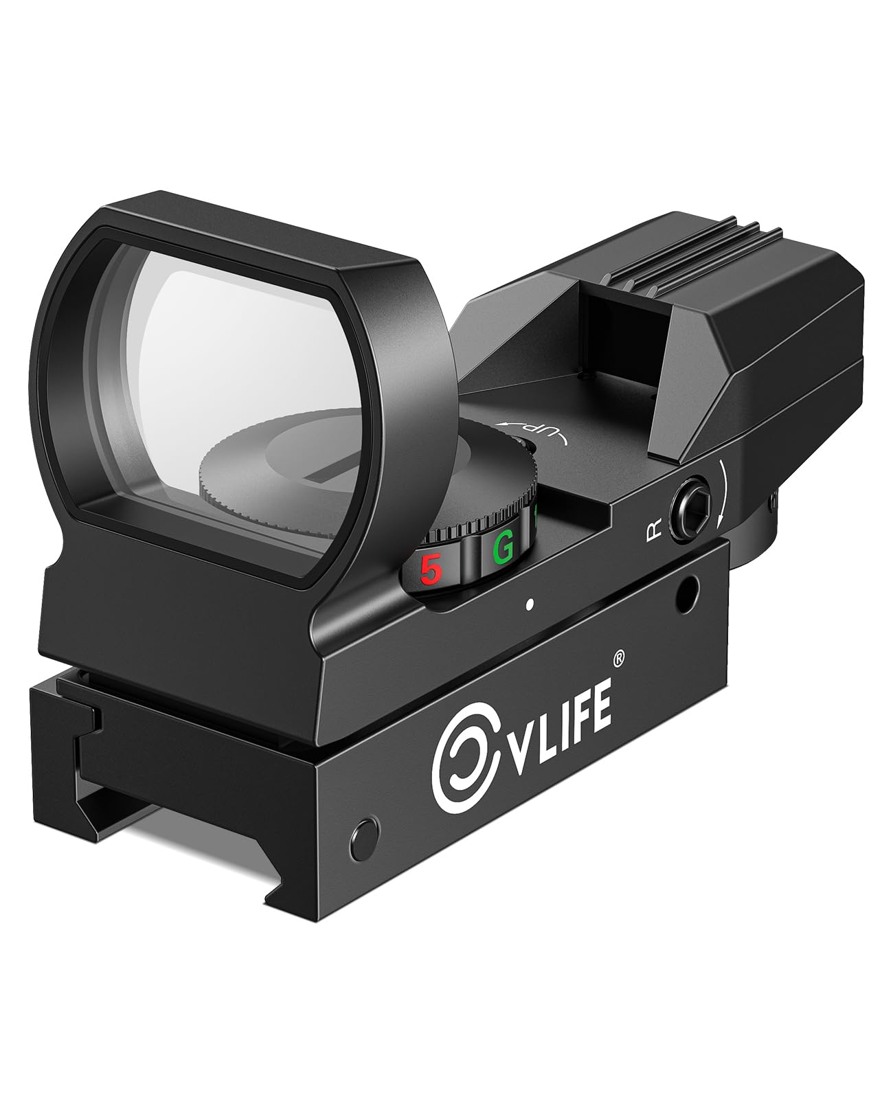 CVLIFE FoxSpook Motion Awake Multi Reticle Green & Red Dot Sight, Reflex Sight for Picatinny, Absolute Co-Witness Red Dot Optics Scope with 31×21mm Large Window