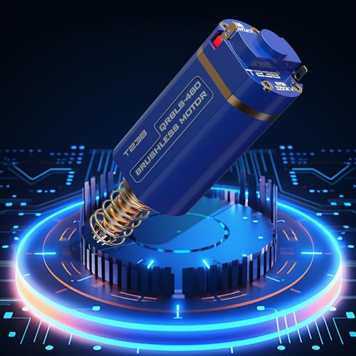 T238-QRBLS480 Airsoft Brushless Motor High Thermal Efficiency High Torque & Speed AEG Brushless Motor for Airsoft