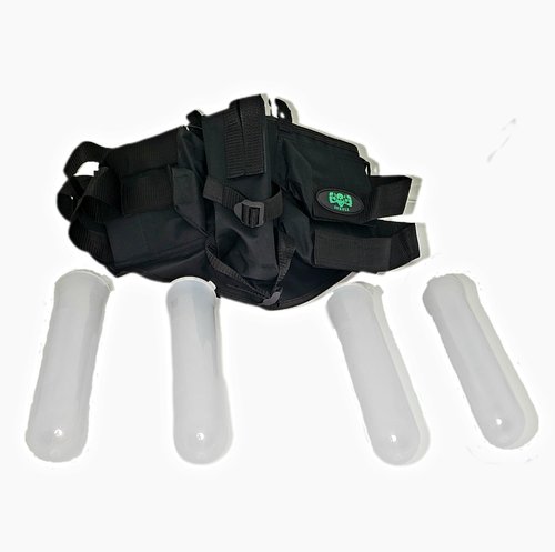 3Skull 4+1 Deluxe Paintball Harness Plus 4 140rd Pods - Black