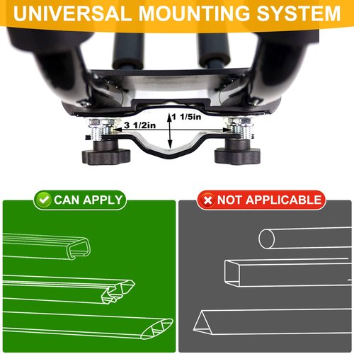 Ediors Folding Kayak Roof Rack 2 Pairs, 4pcs J-Bar Car Roof Racks for Kayak, Canoe, Paddle Boards, Skiboard, Surfboard, Foldable Kayak Roof Carrier for Car, SUV, Truck, Black (Folding Kayak Rack)