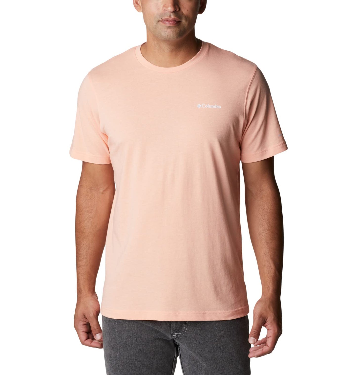 Columbia Men's Thistletown Hills Short Sleeve, Coral Reef Heather, XX-Large