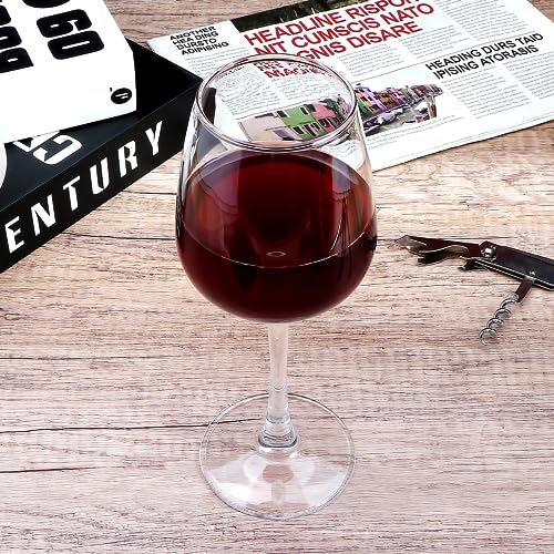 Cadamada 12oz Wine Glasses Set of 8 for Red and White Wine - Variation of 12oz-8pcs