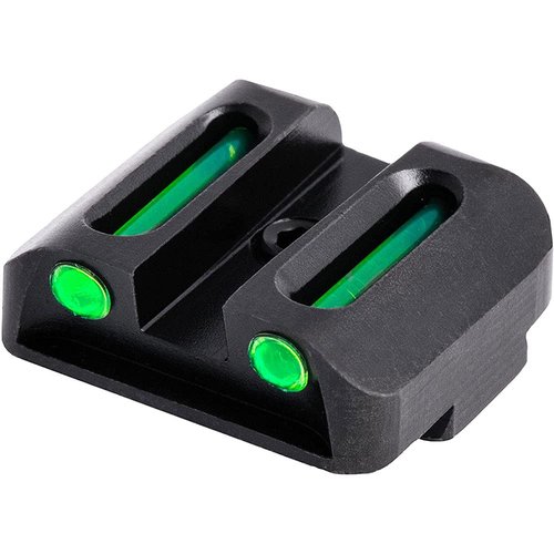 TRUGLO Fiber-Optic Handgun Night Sight | Compact Durable Snag-Resistant High-Visibility Red Front & Green Rear Sight, Compatible with Glock Low Handguns